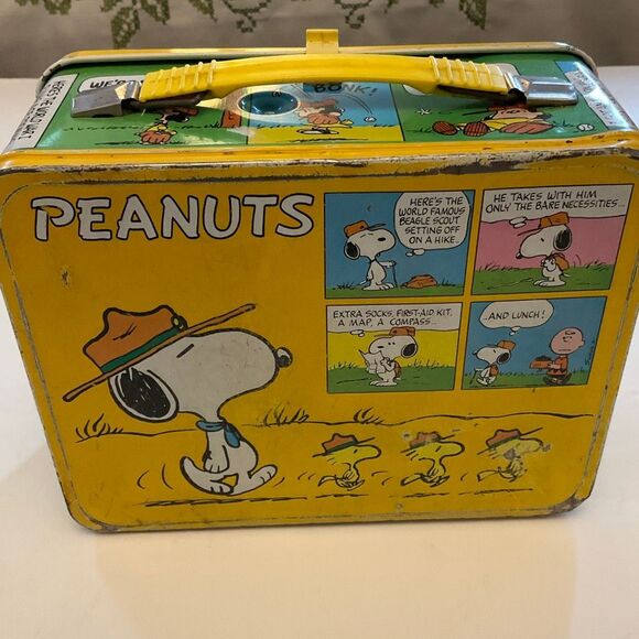 Vintage Peanuts Charlie Brown Metal Lunch Box by Thermos very clean! - Picture 11 of 16